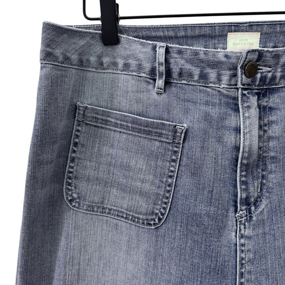 Ann Mashburn Coco Patch Pocket Jean in "7-Year Indigo Stretch Denim" Size 32 - Picture 9 of 16